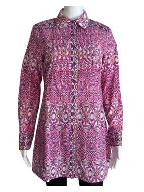 Indikka Button Front Tunic Top – Size S